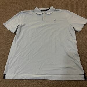 Polo Golf Ralph Lauren Shirt Mens Size Large L VISDRY Blue